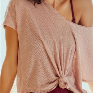 Urban Outfitters Oversized Thermal Shirt